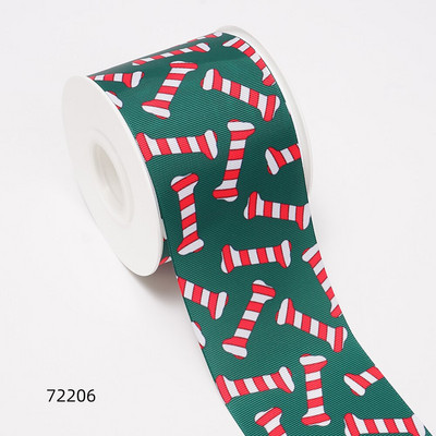 Jõulupäeva paelad Grosgrain/satiinipael, trükitud pael käsitöö kaunistamiseks 10 jardi 71568