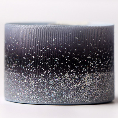 5 Yards/Roll 38mm 75mm Glitter Fabric Grosgrain Κορδέλα για DIY Hair Bowknot Dressing Arts Ράψιμο Διακόσμηση πάρτι γενεθλίων