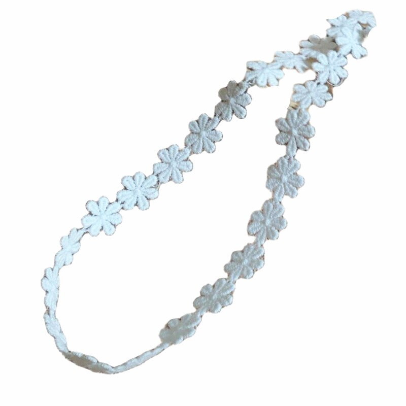 1Yards Noua Broderie Dantela Tesatura Flori Margarete Dantela Alba Guipur 1.4cm Applique Bumbac Dantela Panglica Cusut Trim dentelle YU41