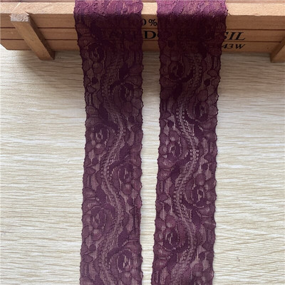 5 jardi/lot Haljina od afričke elastične čipke 38 mm Dodaci DIY donje rublje Čipkasta tkanina za vez