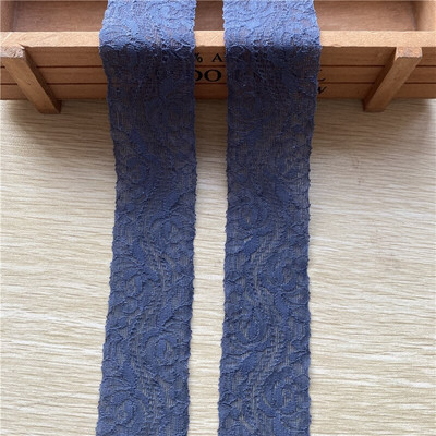 5 jardi/lot Haljina od afričke elastične čipke 38 mm Dodaci DIY donje rublje Čipkasta tkanina za vez