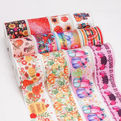 Ziua Recunoștinței Panglică cu grosgrain/satin Panglică imprimată pentru decorațiuni de artizanat Arc 10 metri 67761