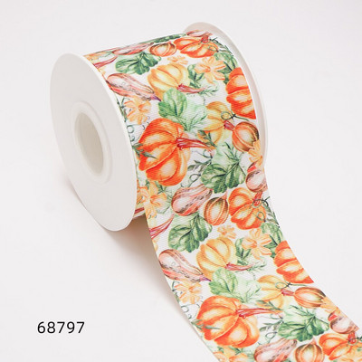 Ziua Recunoștinței Panglică cu grosgrain/satin Panglică imprimată pentru decorațiuni de artizanat Arc 10 metri 67761