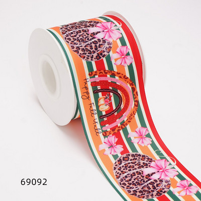 Ziua Recunoștinței Panglică cu grosgrain/satin Panglică imprimată pentru decorațiuni de artizanat Arc 10 metri 67761