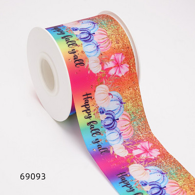 Ziua Recunoștinței Panglică cu grosgrain/satin Panglică imprimată pentru decorațiuni de artizanat Arc 10 metri 67761