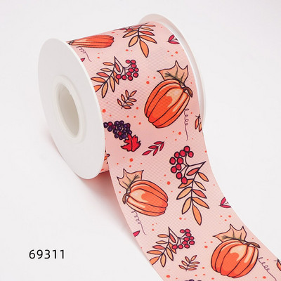 Ziua Recunoștinței Panglică cu grosgrain/satin Panglică imprimată pentru decorațiuni de artizanat Arc 10 metri 67761