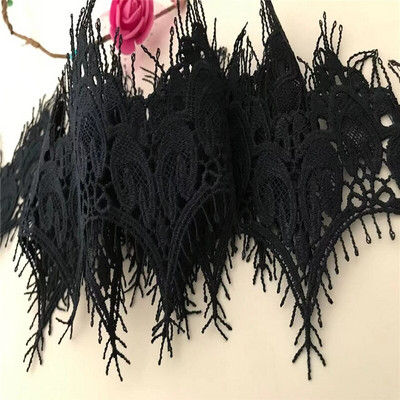 (1 έτος/Παρτίδα) Βουργουνδία υδατοδιαλυτά στολίδια δαντέλας με δαντέλα DIY Ράψιμο Σκούρο-Μπλε Δαντέλα Αξεσουάρ ενδυμάτων