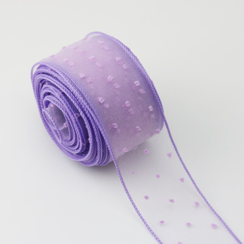 (5 γιάρδες/ρολό) 5 εκ. πουά κορδέλα μεταξωτή οργάντζα χειροποίητη κορδέλα χρώμα φιόγκο μαλλιών διακόσμηση δαντέλα