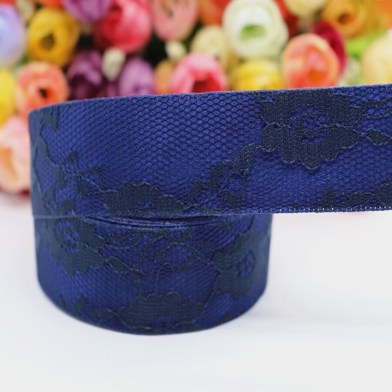 Κορδέλα 5 Yards Lace Fabric Pattern 1" 25mm/1,5" 38MM For Hair Bows Χειροποίητα αξεσουάρ DIY Crafts M19041601