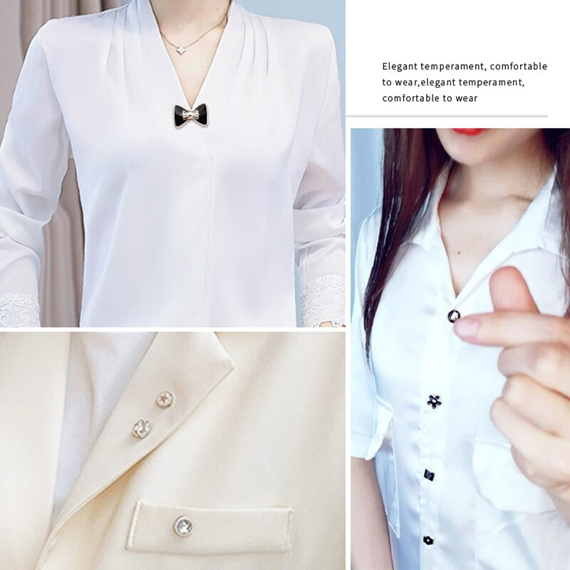 50tk/komplekt Naiste Mood Pärlpluus Nupp Õmblusvaba Särk Pross Nööbid Riietus Dekoratsiooni Aksessuaaride Komplekt