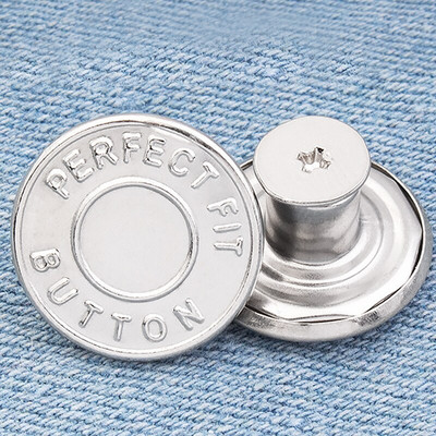 10 τμχ Ανταλλακτικά κουμπιά τζιν 17 χιλιοστών Χωρίς καρφί, αφαιρούμενο μεταλλικό κουμπί τζιν με επισκευή σύνθετα πριτσίνια και κατσαβίδια