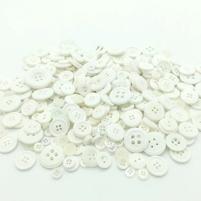 50g Miks veličina miješanih boja Lot plastičnih gumba za šivanje Scrapbooking i DIY rukotvorina različitih boja i stilova