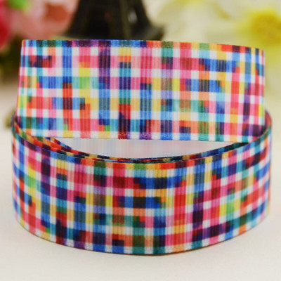 22 mm 25 mm 38 mm 75 mm Ruban karirani uzorak s otisnutim likom iz crtanog filma Grosgrain vrpca ukras za zabavu 10 jardi Mul114