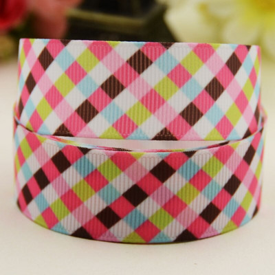 22 mm 25 mm 38 mm 75 mm Ruban karirani uzorak s otisnutim likom iz crtanog filma Grosgrain vrpca ukras za zabavu 10 jardi Mul114