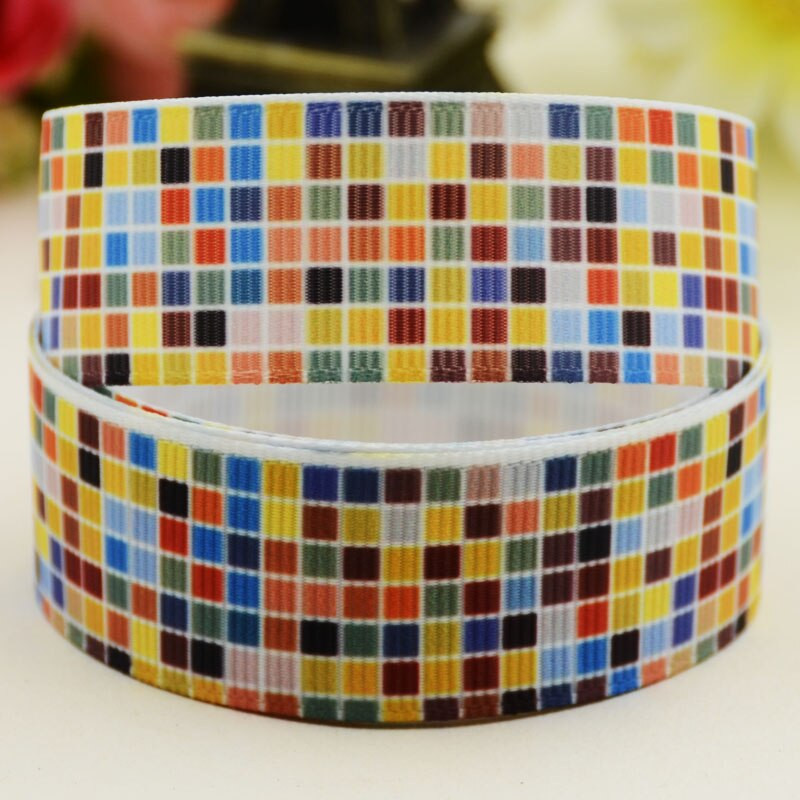 22 mm 25 mm 38 mm 75 mm Ruban karirani uzorak s otisnutim likom iz crtanog filma Grosgrain vrpca ukras za zabavu 10 jardi Mul114