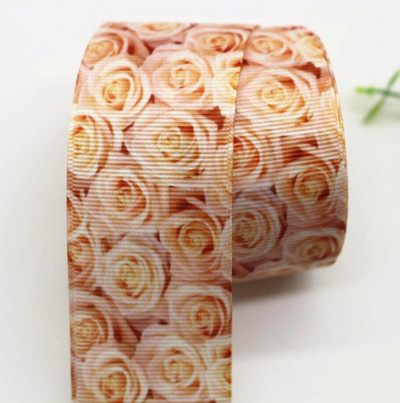 25 mm 38 mm 10 jardi ruže cvijeće vrpca DIY zamatanje poklona ručno izrađeni materijali za dekoraciju za Valentinovo Grosgrain vrpce