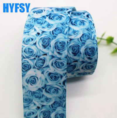 25 mm 38 mm 10 jardi ruže cvijeće vrpca DIY zamatanje poklona ručno izrađeni materijali za dekoraciju za Valentinovo Grosgrain vrpce