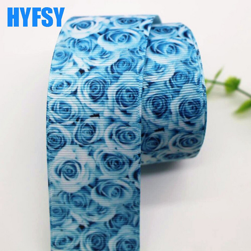 25 mm 38 mm 10 jardi ruže cvijeće vrpca DIY zamatanje poklona ručno izrađeni materijali za dekoraciju za Valentinovo Grosgrain vrpce