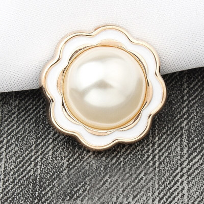 10tk Naised Prossnööbid Pärlinööbid Plastikust varre õmblemisnööbid rõivaste jaoks Dekoratiivkotid Aksessuaarid Rõivaste isetegemine käsitöö