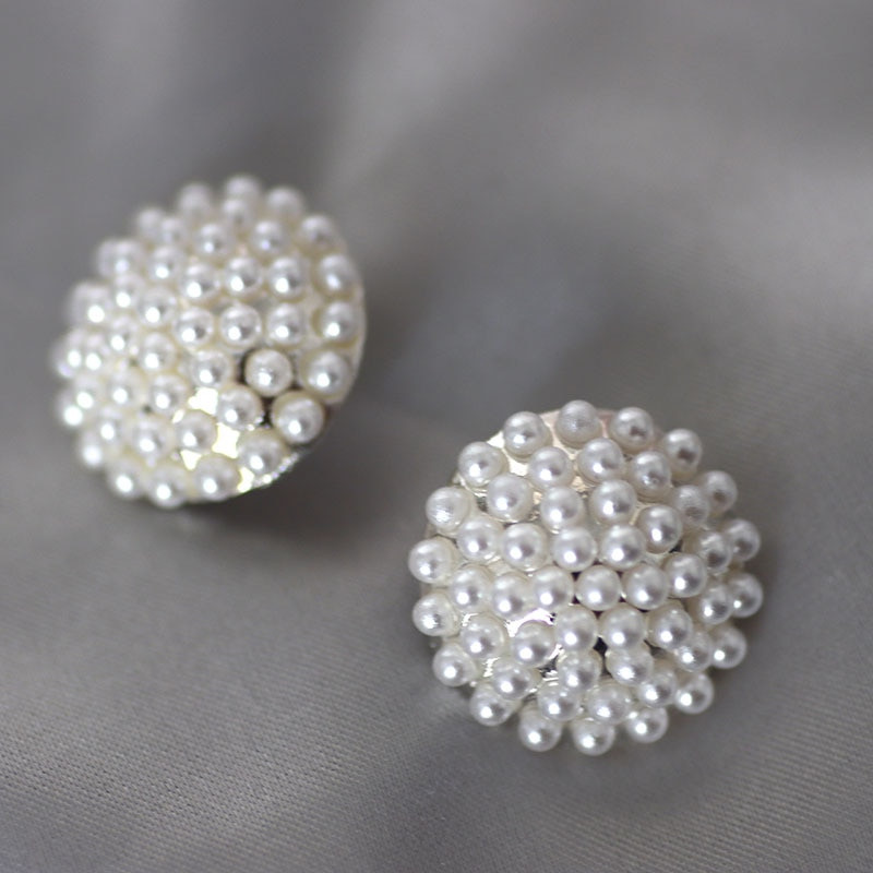 5 vnt gėlės formos perlų kalnų krištolas sagos Drabužiai paltas megztinis Spustelėjimo sagos dekoratyvinis