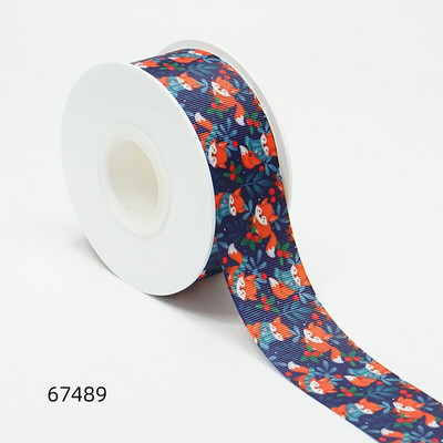 Jõulupäeva paelad Grosgrain/satiinipael, trükitud pael käsitöö kaunistamiseks 10 jardi 67480