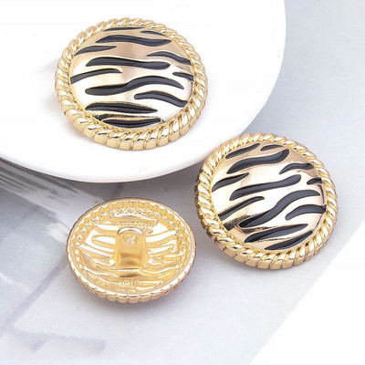 10 vnt. metalinių sagų aukščiausios klasės kostiumas, senovinis auksinis apvalus paltas, dekoratyviniai sagų priedai