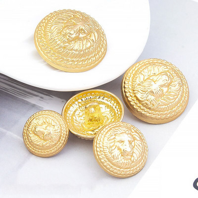 10 vnt. metalinių sagų aukščiausios klasės kostiumas, senovinis auksinis apvalus paltas, dekoratyviniai sagų priedai