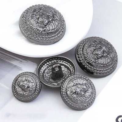 10 vnt. metalinių sagų aukščiausios klasės kostiumas, senovinis auksinis apvalus paltas, dekoratyviniai sagų priedai