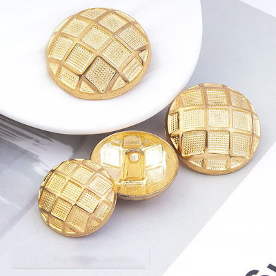 10 vnt. metalinių sagų aukščiausios klasės kostiumas, senovinis auksinis apvalus paltas, dekoratyviniai sagų priedai