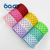 OOOT BAORICT 176226, panglică grosgrain cu buline, 25 mm, 10 metri Banda pentru cusut, accesorii pentru coafură DIY Material realizat manual