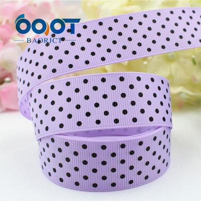 OOOT BAORICT 176226, panglică grosgrain cu buline, 25 mm, 10 metri Banda pentru cusut, accesorii pentru coafură DIY Material realizat manual