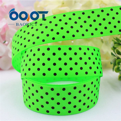 OOOT BAORICT 176226, panglică grosgrain cu buline, 25 mm, 10 metri Banda pentru cusut, accesorii pentru coafură DIY Material realizat manual