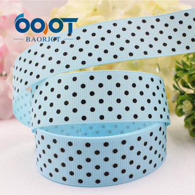 OOOT BAORICT 176226, panglică grosgrain cu buline, 25 mm, 10 metri Banda pentru cusut, accesorii pentru coafură DIY Material realizat manual