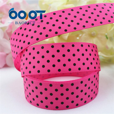 OOOT BAORICT 176226, panglică grosgrain cu buline, 25 mm, 10 metri Banda pentru cusut, accesorii pentru coafură DIY Material realizat manual