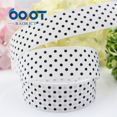 OOOT BAORICT 176226, panglică grosgrain cu buline, 25 mm, 10 metri Banda pentru cusut, accesorii pentru coafură DIY Material realizat manual