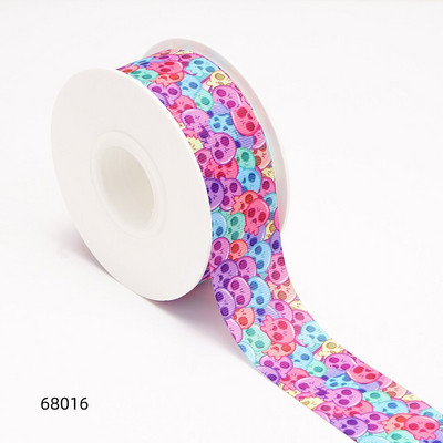 Κορδέλες Halloween Grosgrain/Satin Ribbon Printed Ribbon For Crafts Decoration Bow 10Yards 68001