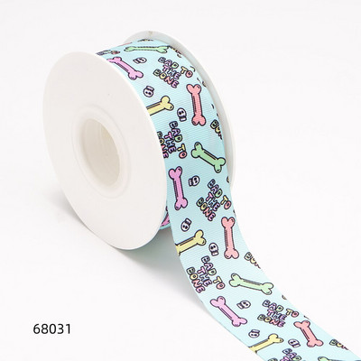 Κορδέλες Halloween Grosgrain/Satin Ribbon Printed Ribbon For Crafts Decoration Bow 10Yards 68001