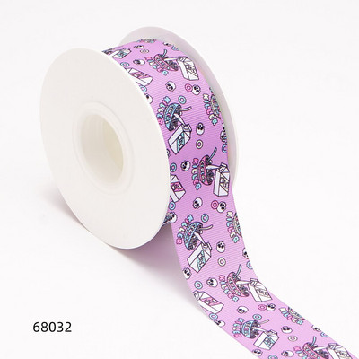 Κορδέλες Halloween Grosgrain/Satin Ribbon Printed Ribbon For Crafts Decoration Bow 10Yards 68001