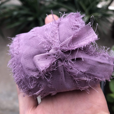 Sisi Crafts 4 cm * 6 jardi kulunud šifoonpaelaga kohandatud servadega siidist kaunistus isetegemine pulmakutse lubaduskaardi kimp, läbipaistev kaunistus