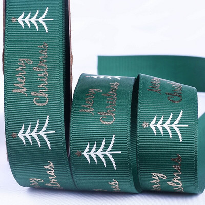 Božićno drvce od 10 jardi Grosgrain Izvrsni ukrasi za poklone DIY Božićna vrpca za šivanje