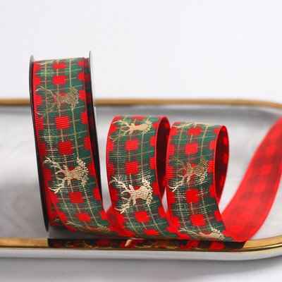 Božićno drvce od 10 jardi Grosgrain Izvrsni ukrasi za poklone DIY Božićna vrpca za šivanje