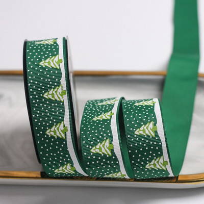 Božićno drvce od 10 jardi Grosgrain Izvrsni ukrasi za poklone DIY Božićna vrpca za šivanje