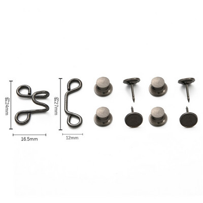 Küüntevaba vööpandla vöökoha sulgev artefakt nähtamatu reguleeritav klõpsnööp eemaldatav eemaldatav rõivaste pükste õmblustööriist