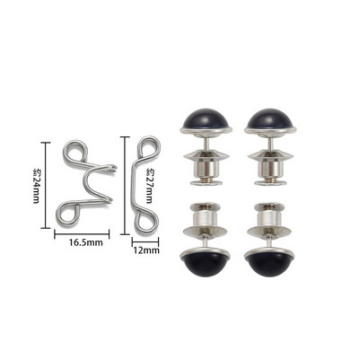 Küüntevaba vööpandla vöökoha sulgev artefakt nähtamatu reguleeritav klõpsnööp eemaldatav eemaldatav rõivaste pükste õmblustööriist