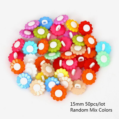 19Stiil 50 tk Mix Kuju Palju Värve Ise ise Scrapbooking Multifilmi nööbid Plastnööbid Lasterõivaste õmblemine Ideed