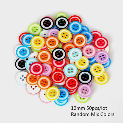 19Stiil 50 tk Mix Kuju Palju Värve Ise ise Scrapbooking Multifilmi nööbid Plastnööbid Lasterõivaste õmblemine Ideed