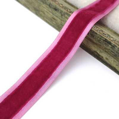 3 jarda 25 mm satenski rub Baršunasta vrpca Ukrasi za svatove Ručno izrađena vrpca za umatanje darova Mašna za kosu DIY božićna vrpca