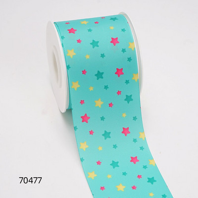 Χριστουγεννιάτικες κορδέλες Grosgrain/Σατέν Κορδέλα με στάμπα για χειροτεχνίες Διακόσμηση Φιόγκος 10 Yards 70476