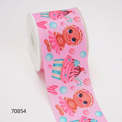 Χριστουγεννιάτικες κορδέλες Grosgrain/Σατέν Κορδέλα με στάμπα για χειροτεχνίες Διακόσμηση Φιόγκος 10 Yards 70476