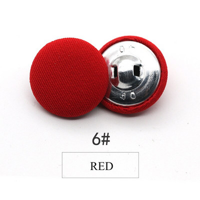 10 tk/partii Õmblemine Metallist Manualidades Nööbid Ise isetegemise tarvikud Alumiiniumist riietusnupp Dekoratiivsed värvilised riidest nööbid